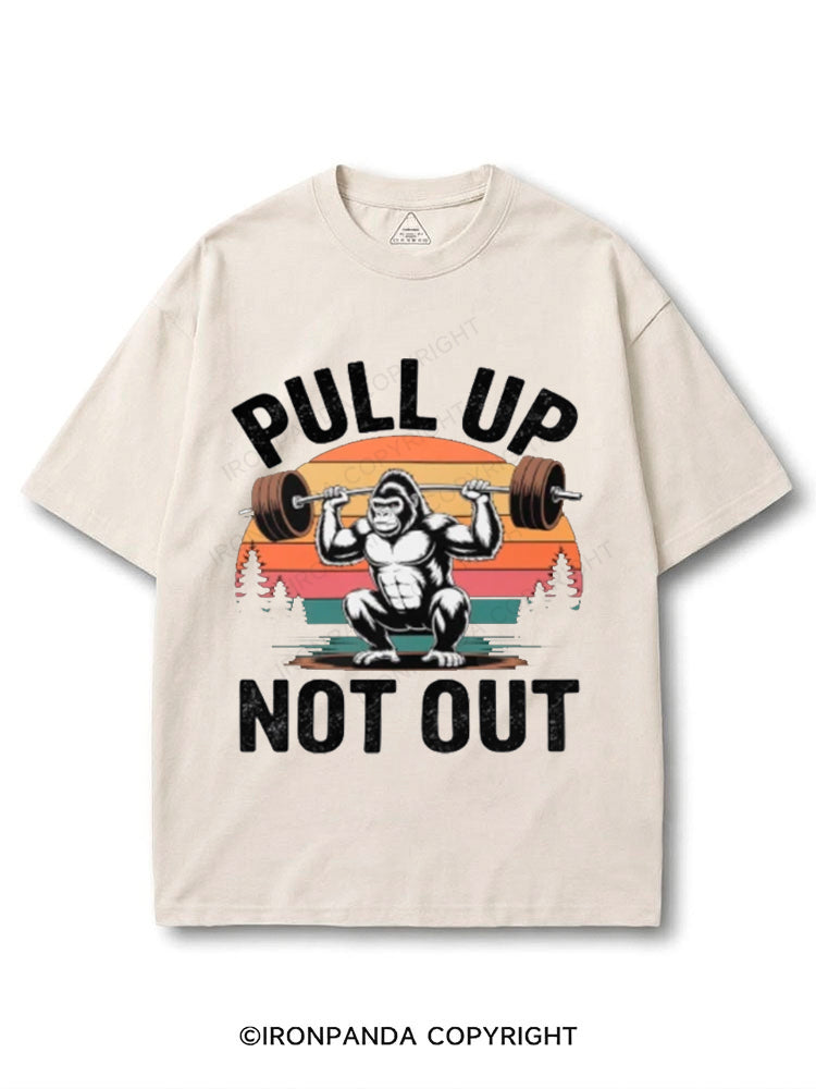 Funny Bigfoot Pull Up Not Out FitnessCOTTON PUMP COVER