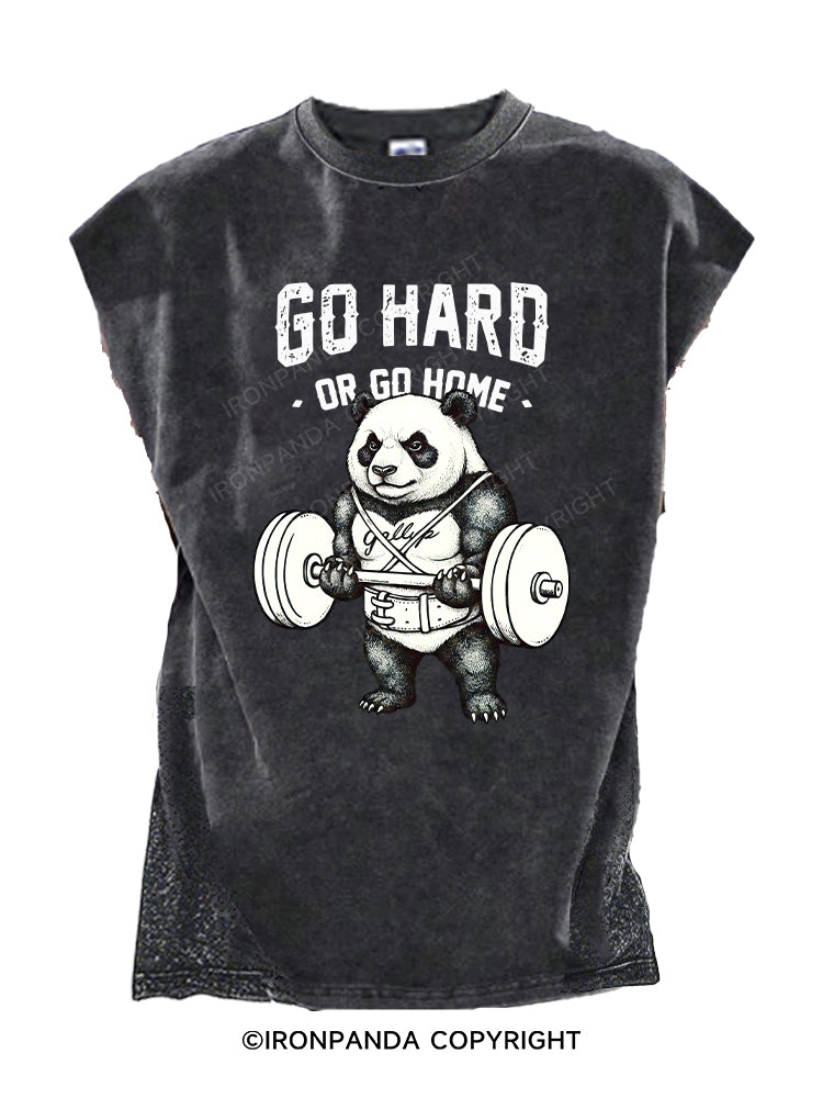 GO HARD OR GO HOME Cut Off Tank