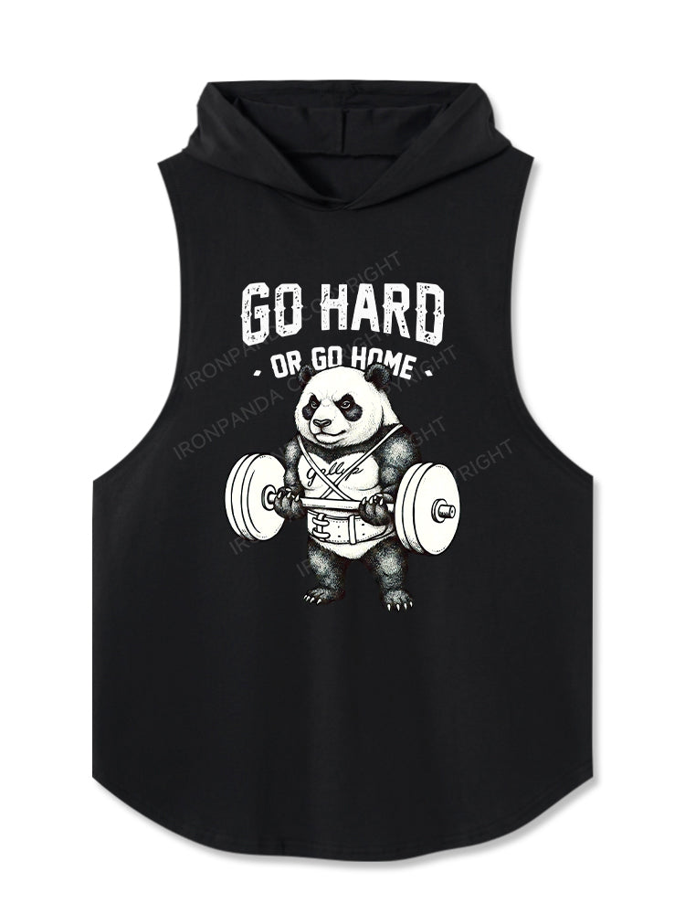 GO HARD OR GO HOME Hooded Tank
