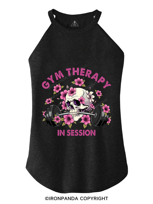 GYM THERAPY IN SESSION ROCKER COTTON TANK