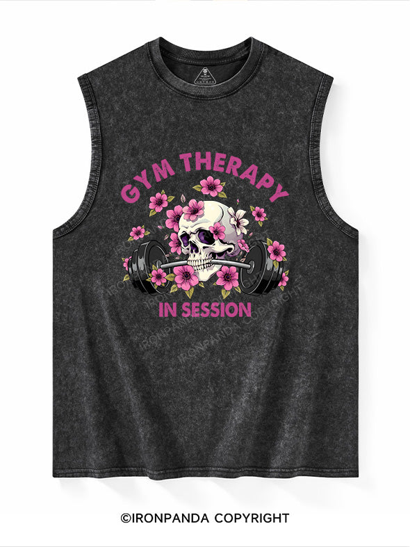 GYM THERAPY IN SESSION Washed Tank