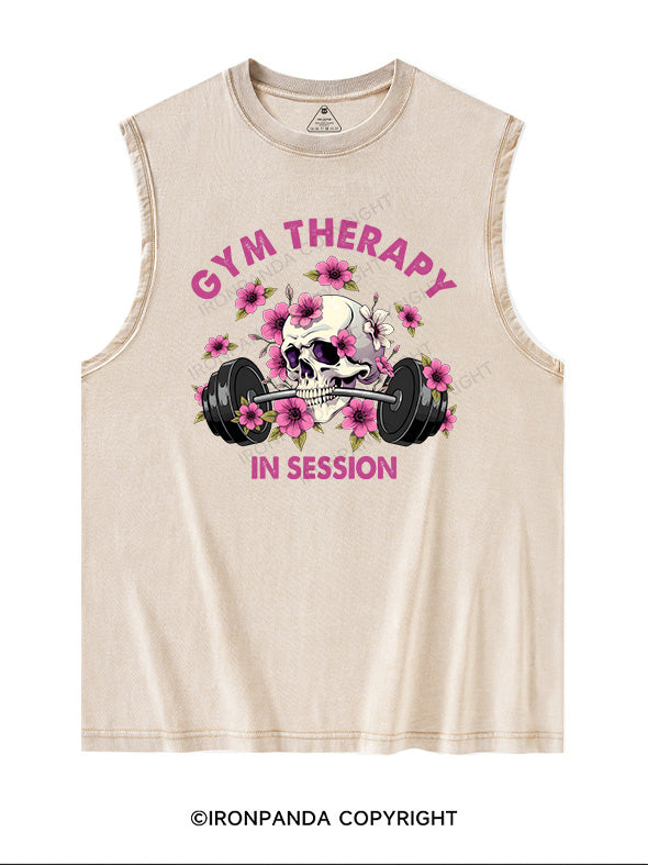 GYM THERAPY IN SESSION Washed Tank