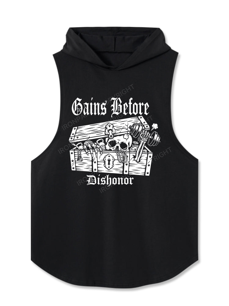 Gains Before Dishonor Hooded Tank