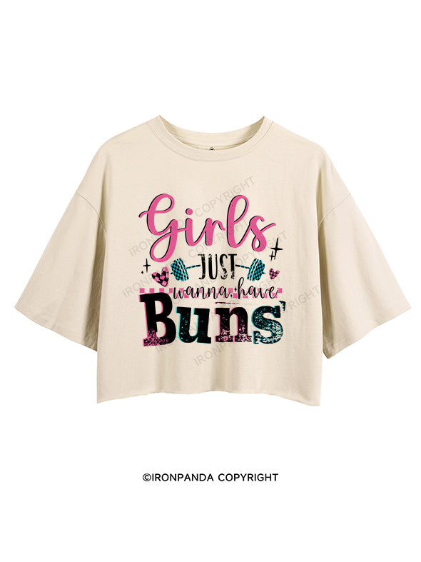 Girls just wanna have buns CROP TOPS