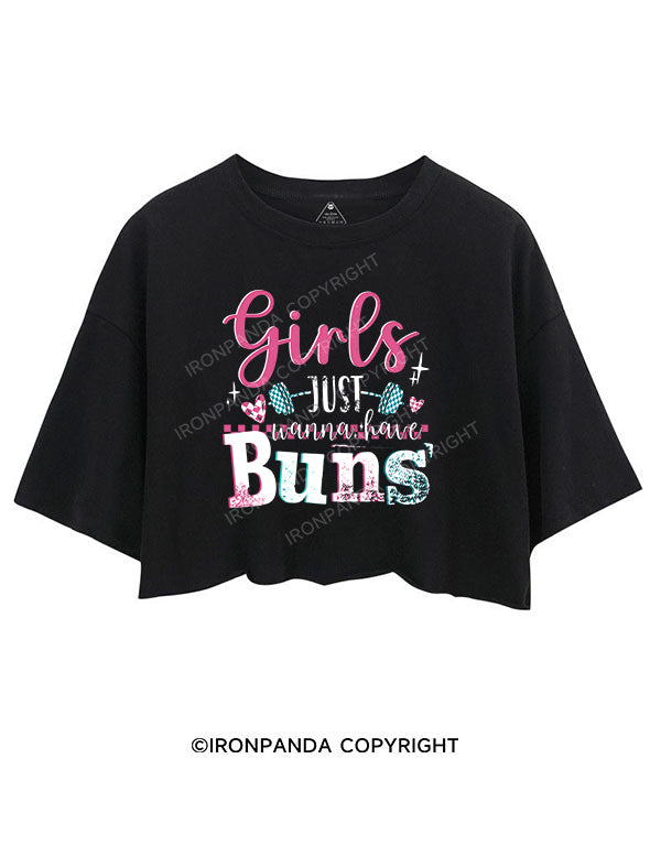 Girls just wanna have buns CROP TOPS