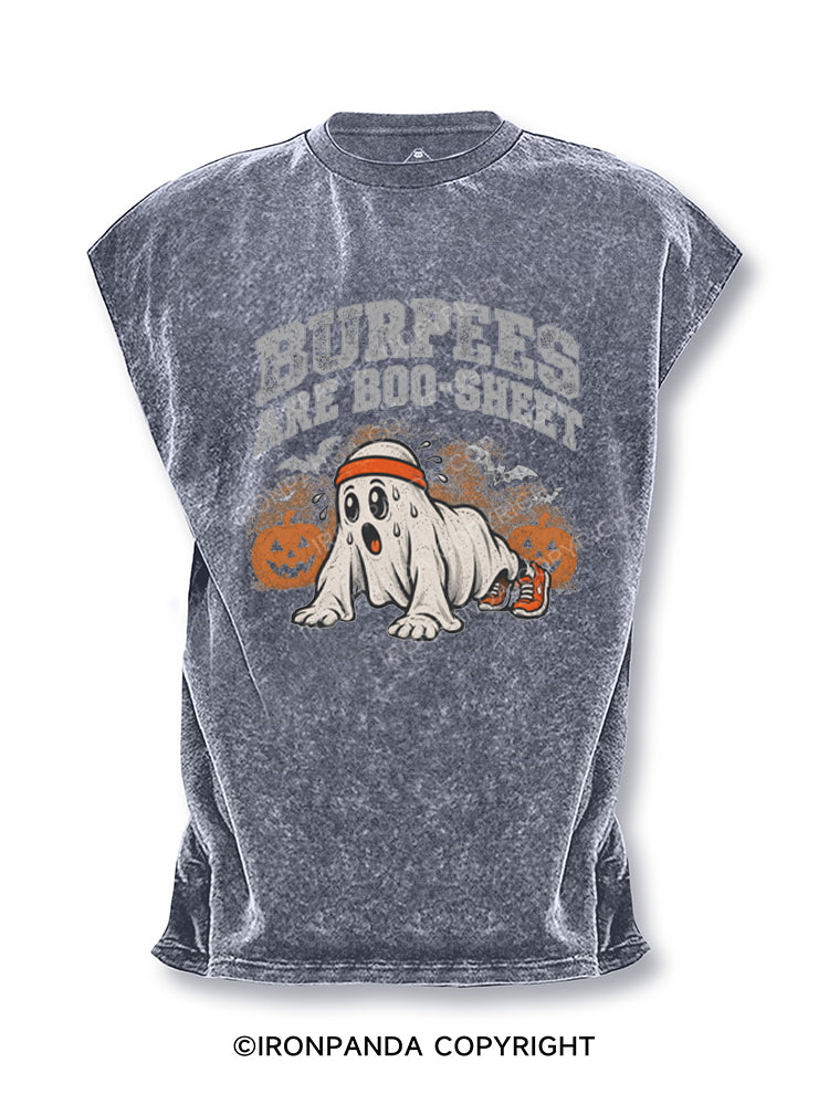 Burpees Are Boo Sheet Cut Off Tank