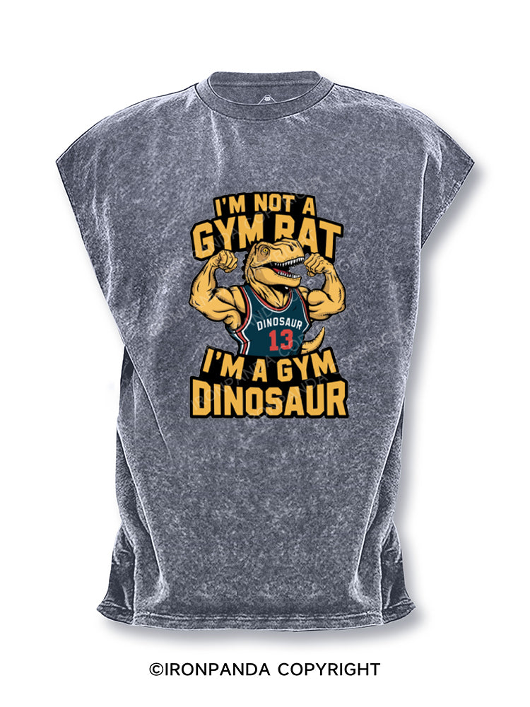 I'm not a gym rat i'm a gym dinosaur Cut Off Tank