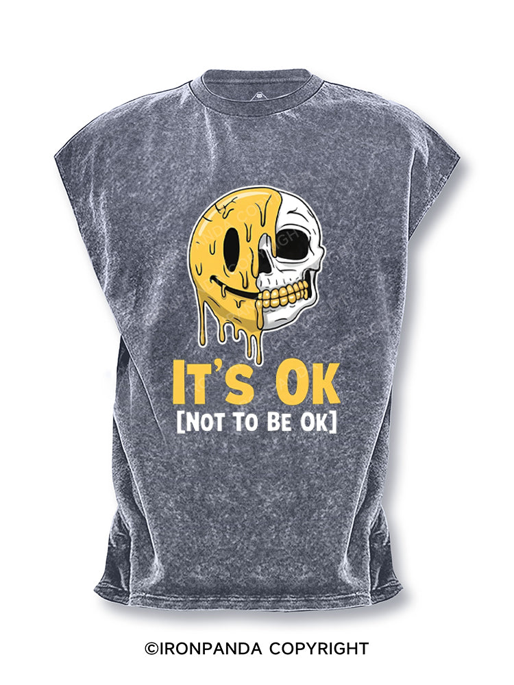 It's ok not to be ok Cut Off Tank