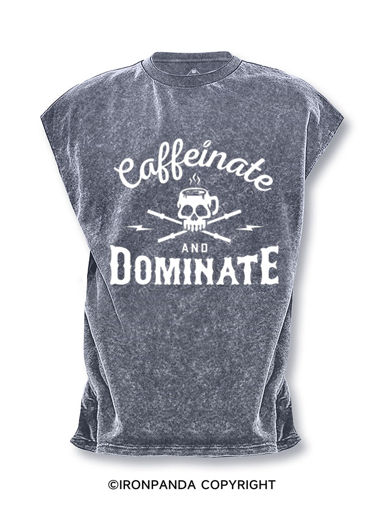 Caffeinate And Dominate Cut Off Tank