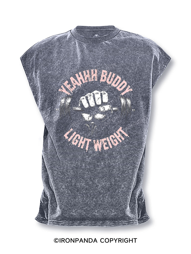 yeahhh buddy light weight Cut Off Tank