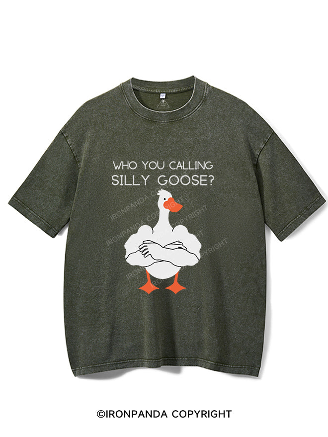 who you calling silly goose Vintage Gym Shirt