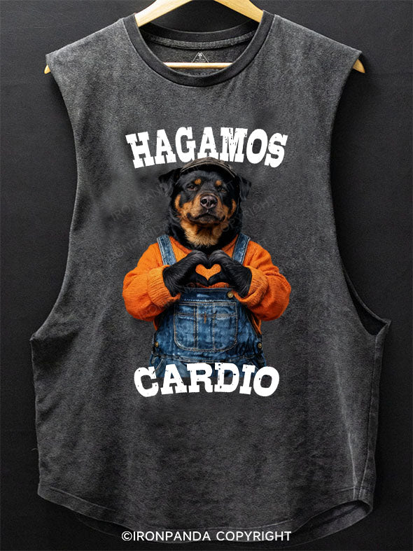 HAGAMOS CARDIO Scoop Bottom Cotton Tank
