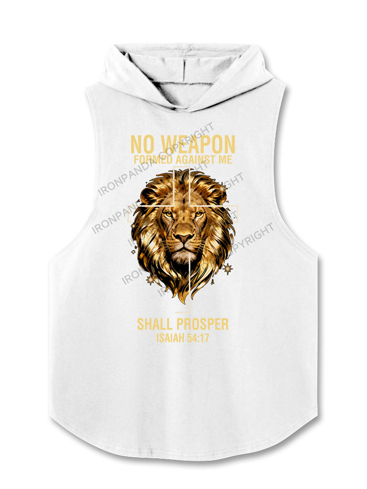 NO WEAPON FORMED AGAINST ME SHALL PROSPER Hooded Tank