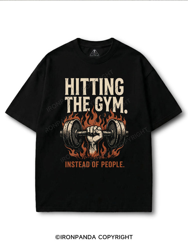 Hitting the gym instead of people COTTON PUMP COVER