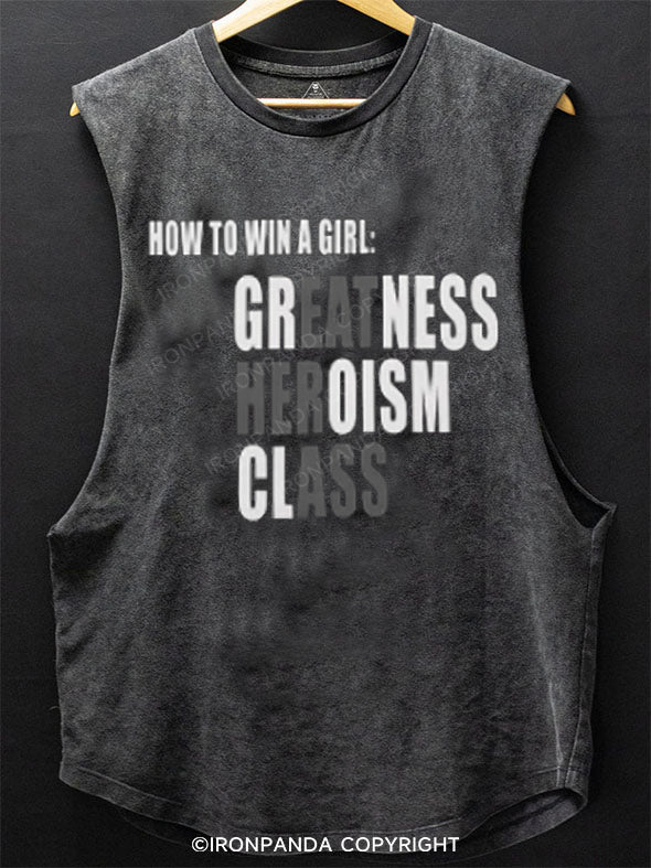How To Win A Girl：Eat Her Ass SCOOP BOTTOM COTTON TANK