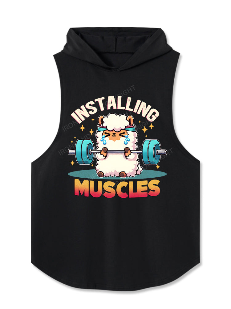 INSTALLING MUSCLES Hooded Tank