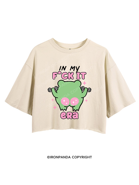 IN MY F*CK IT ERA. CROP TOPS