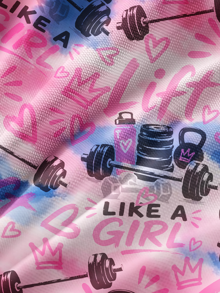 Lift Like a Girl Mesh Long Sleeve Top