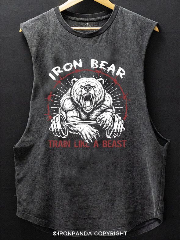 Iron Bear Scoop Bottom Cotton Tank