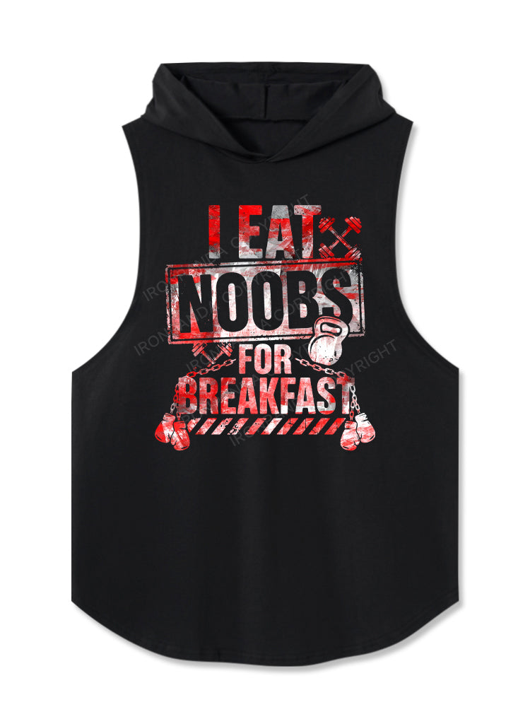 I EAT NOOBS FOR BREAKFAST Hooded Tank