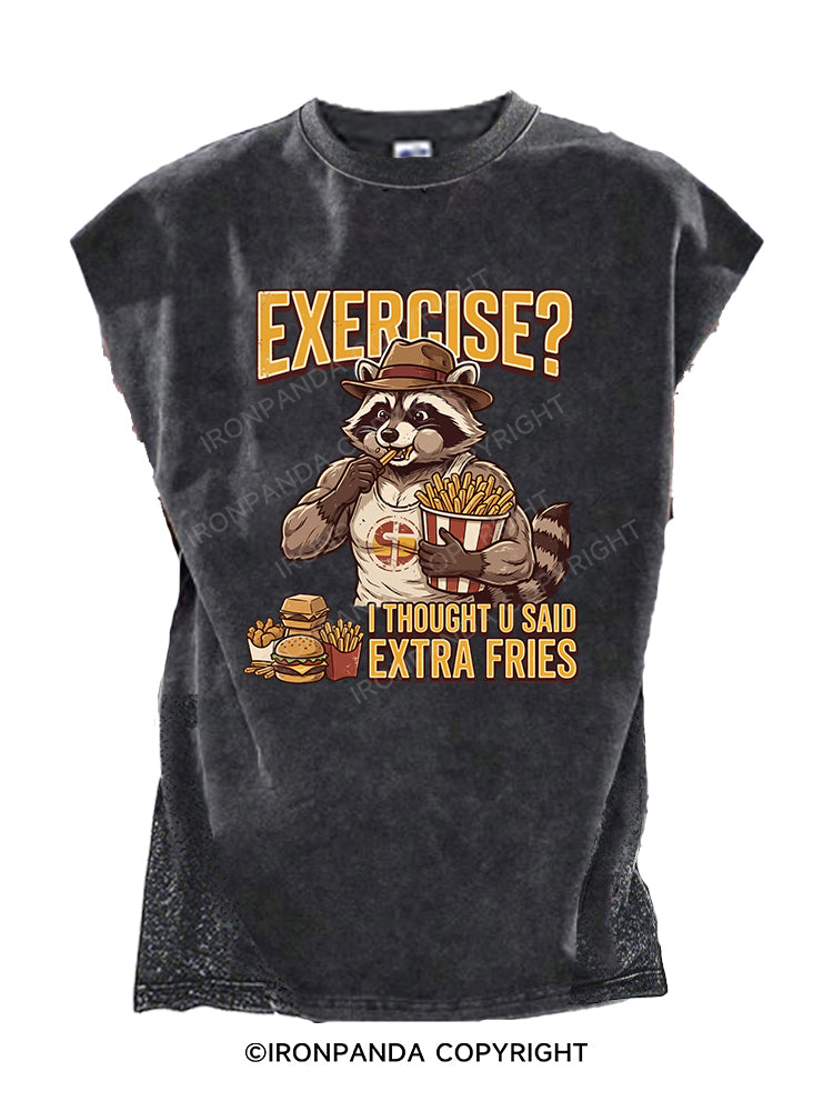 I Thought You Said Extra Fries Cut Off Tank