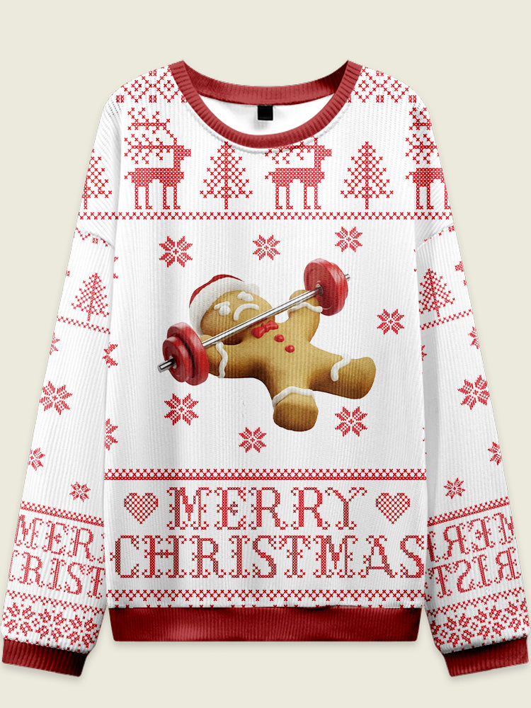 IRONPANDA I'm literally dead right now Fitness Theme Ugly Sweater