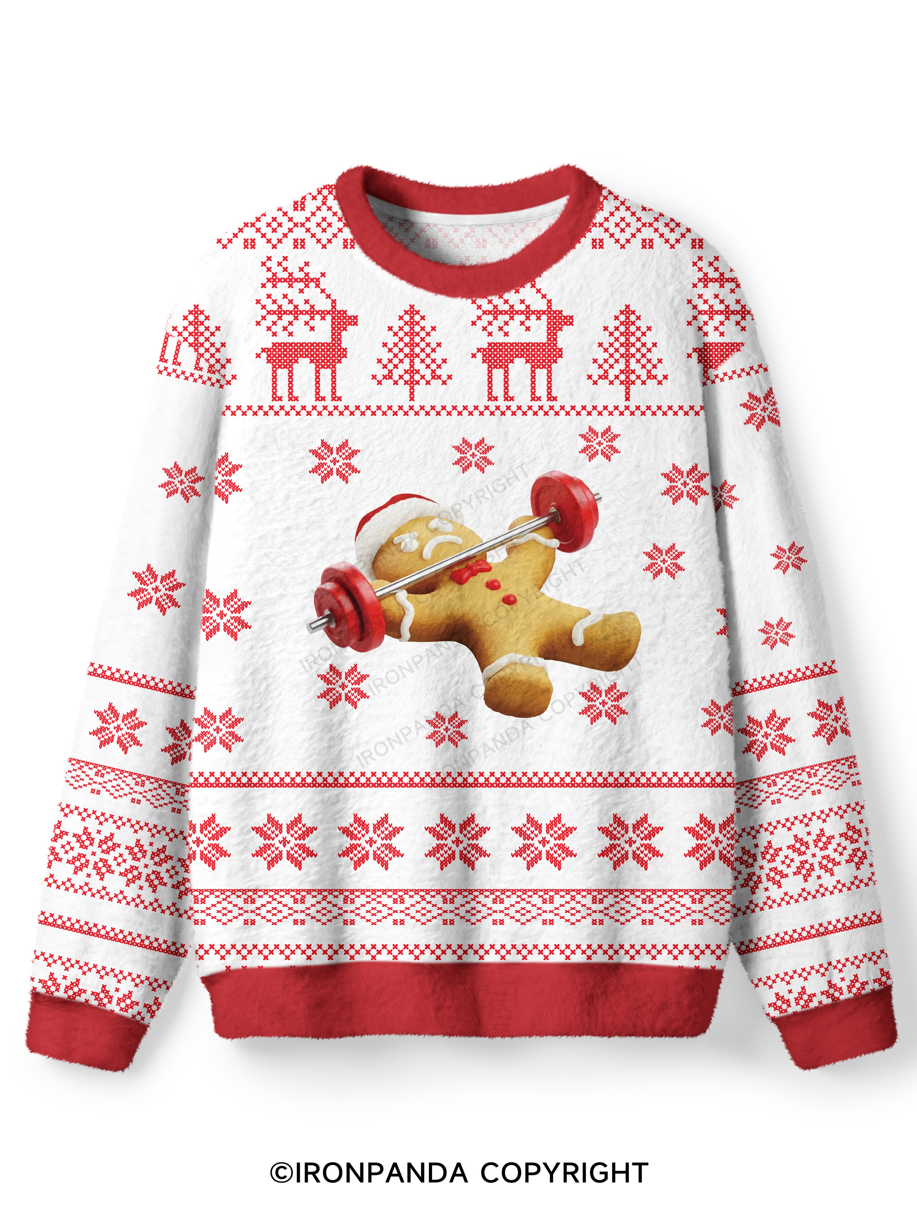 I'm literally dead right now Ugly Fuzzy Fleece Sweater