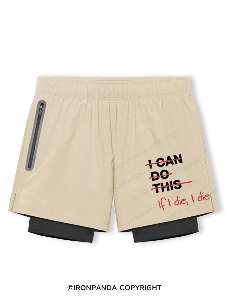 if i die i die Breathable Training Shorts