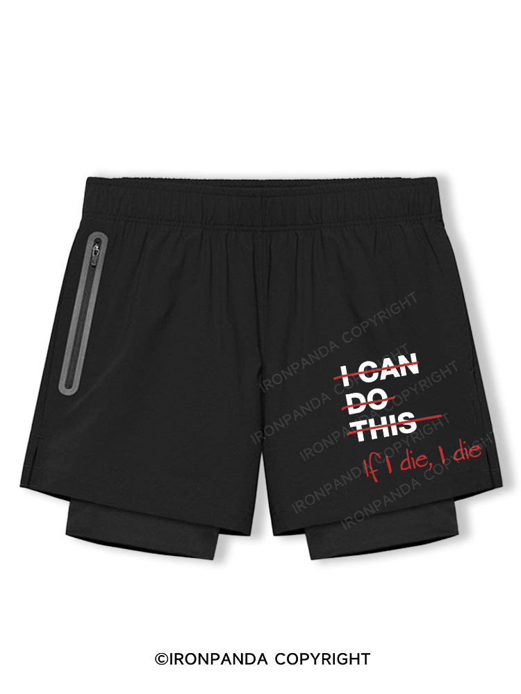 if i die i die Breathable Training Shorts