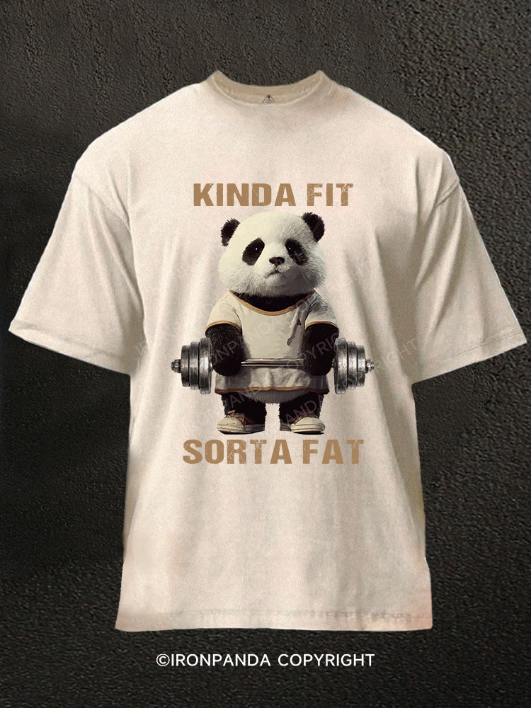 KINDA FIT SORTA FAT Washed Gym Shirt