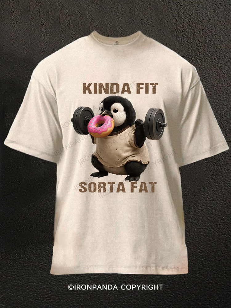 KINDA FIT SORTA FAT Washed Gym Shirt