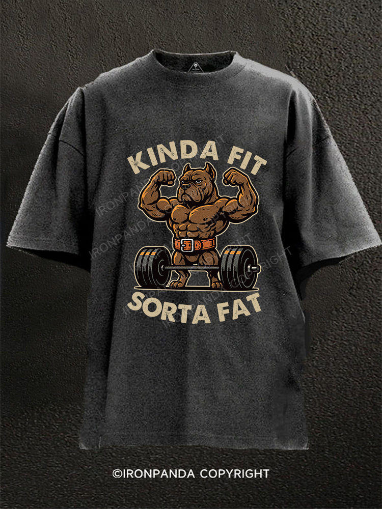 KINDA FIT SORTA FAT Washed Gym Shirt