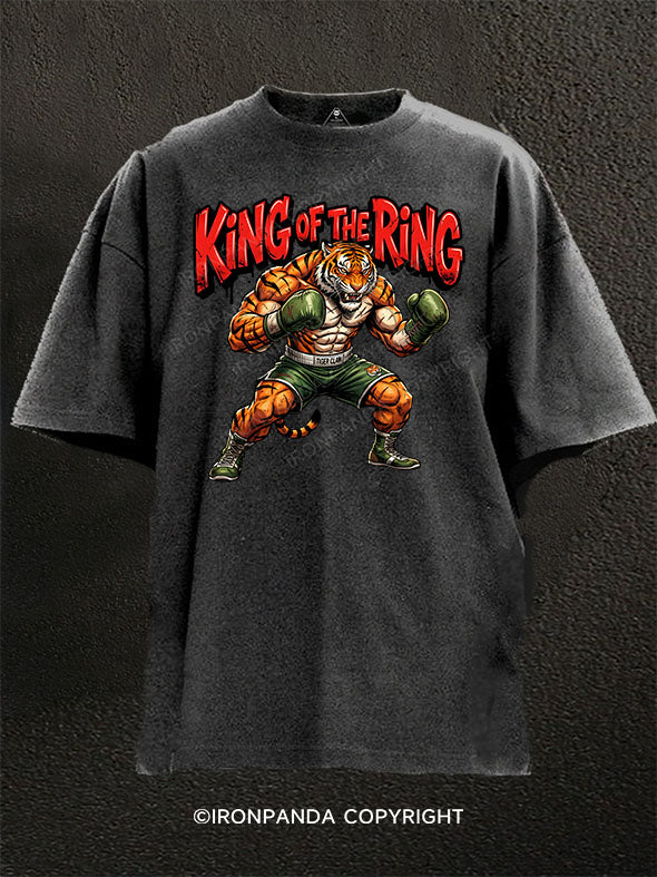 KING OF THE RING Washed Gym Shirt