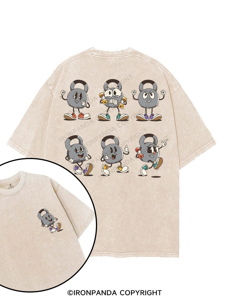 KETTLEBELL POWER printed Gym Shirt