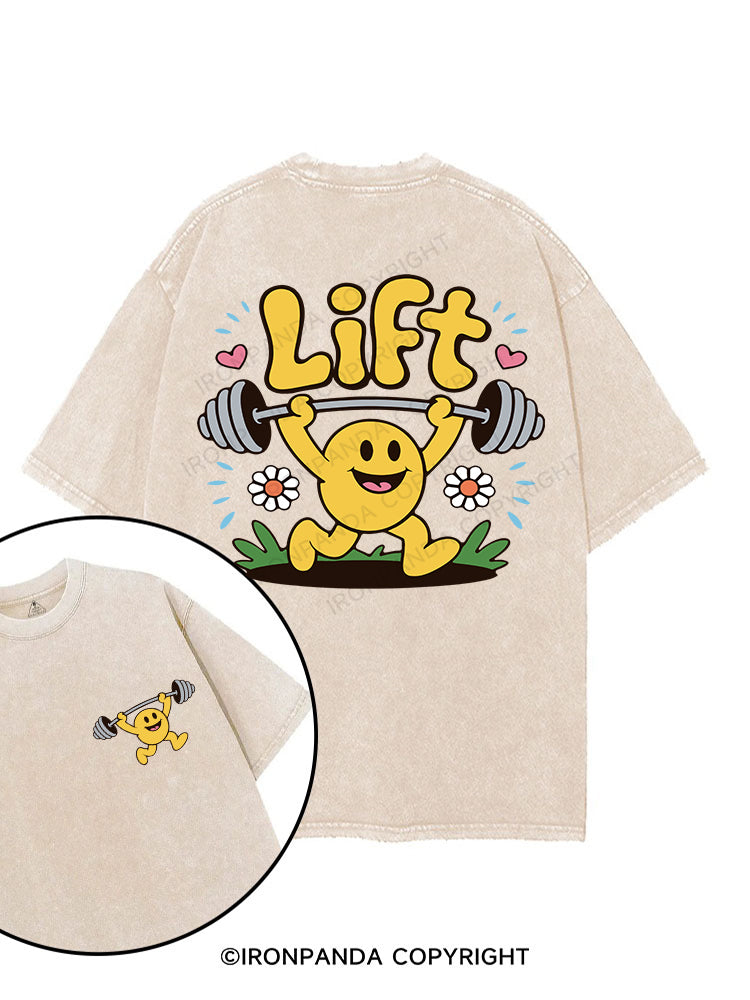 LIFT printed Gym Shirt