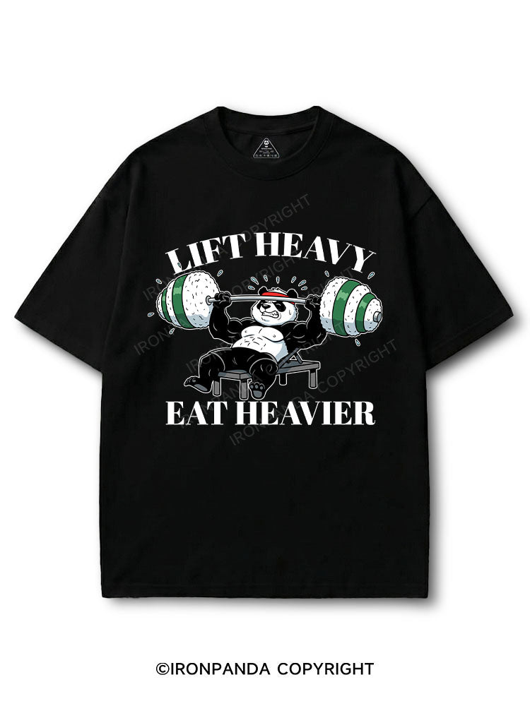 Lift Heavy Eat Heavier COTTON PUMP COVER