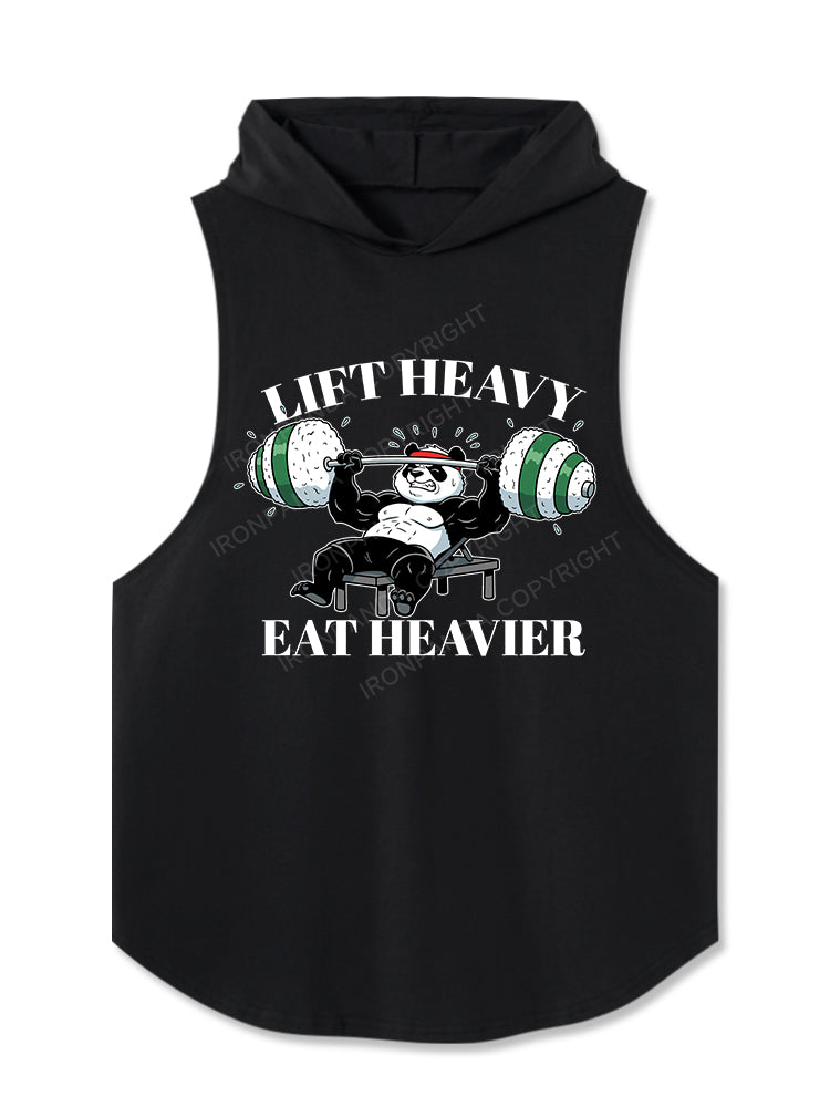 Lift Heavy Eat Heavier Hooded Tank