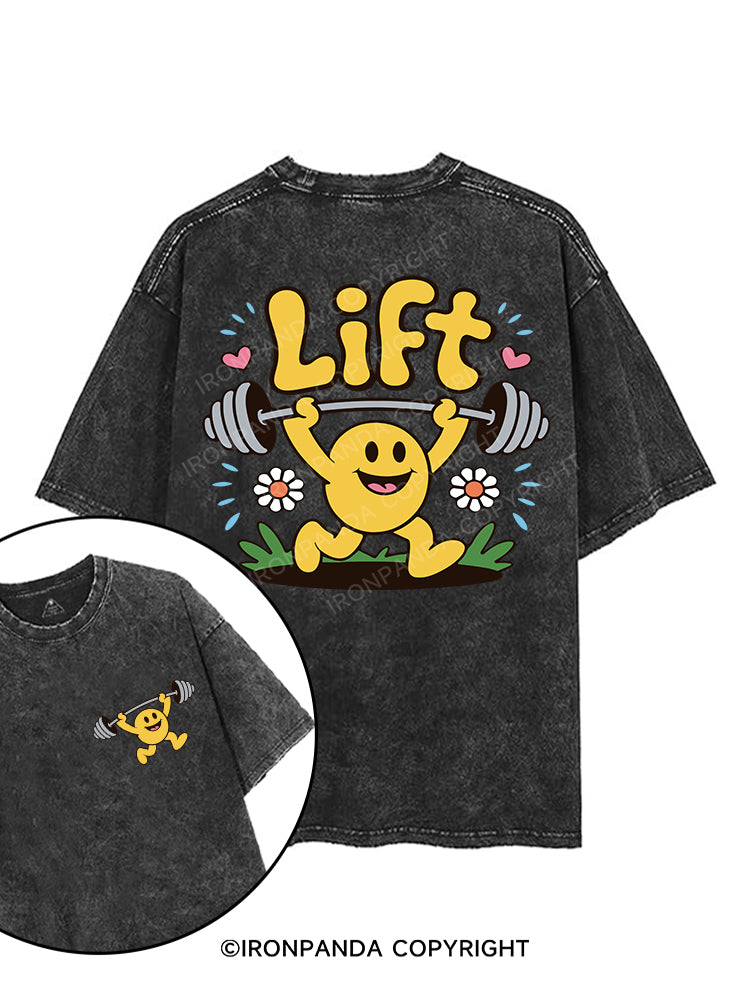LIFT printed Gym Shirt