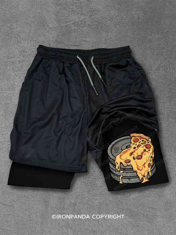 Lift Heavy Eat Pizza Performance Training Shorts