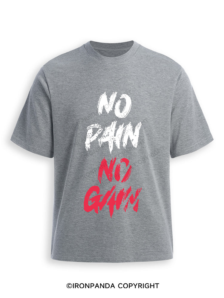 NO PAIN NO GAIN Ultra Soft Heather T-Shirt