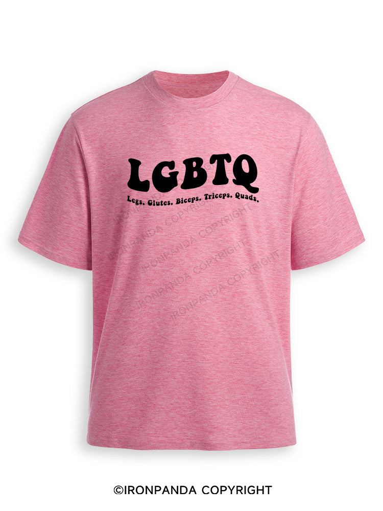LGBTQ: Legs, Glutes, Biceps, Triceps, Quads Ultra Soft Heather T-Shirt