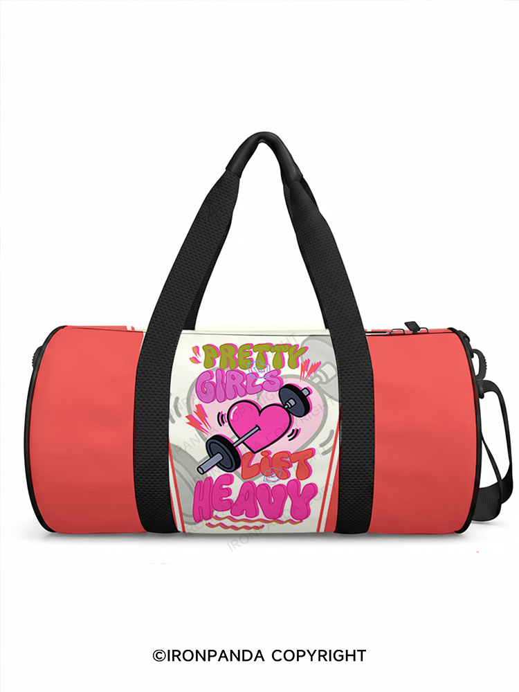 PRETTY GIRLS LIFT HEAVY Duffle Bag