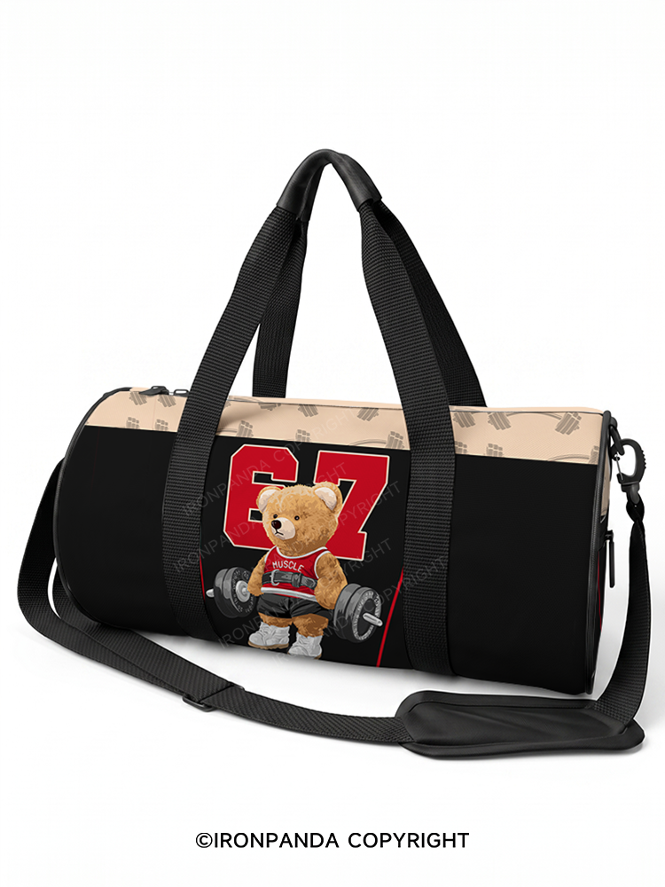 Exercise Bear Duffle Bag