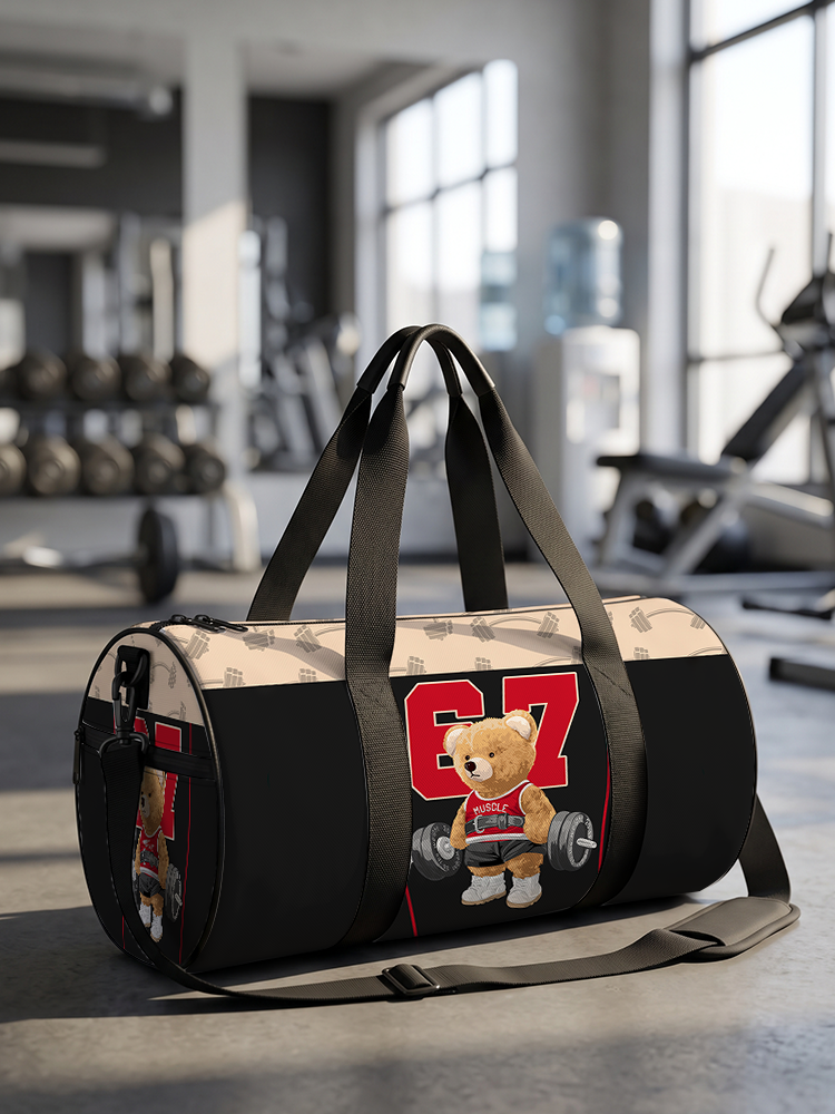 Exercise Bear Duffle Bag