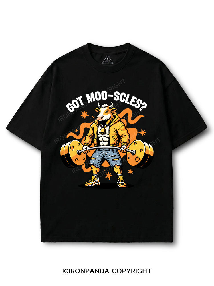 GOT MOO‑SCLES？ COTTON PUMP COVER