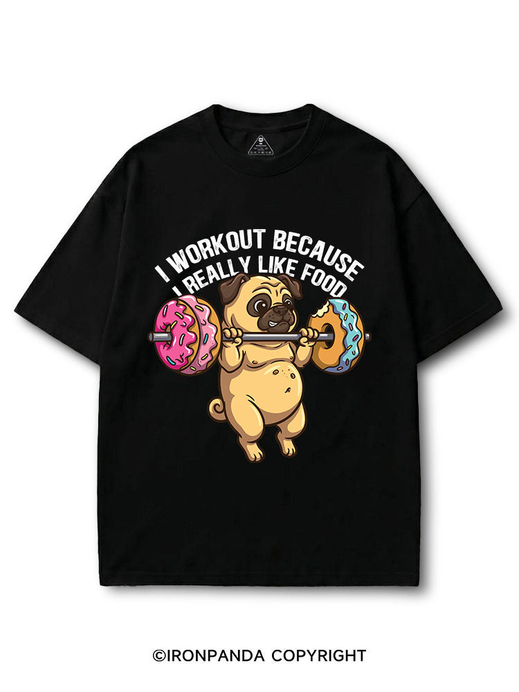 I Workout in the Morning COTTON PUMP COVER