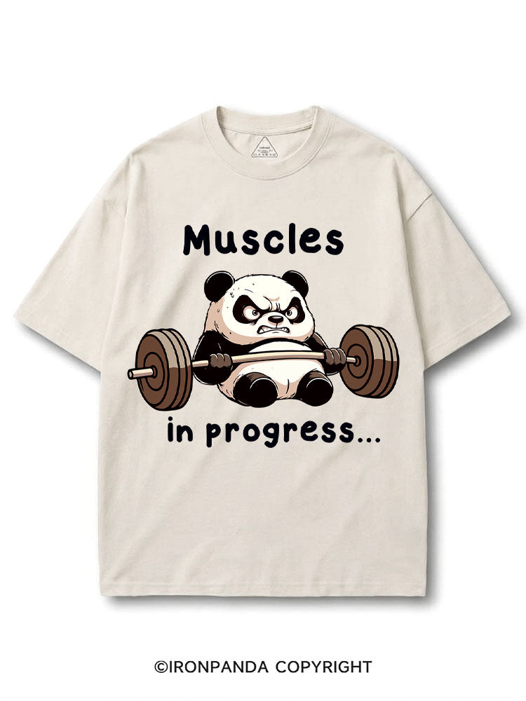 Muscles in progress… COTTON PUMP COVER
