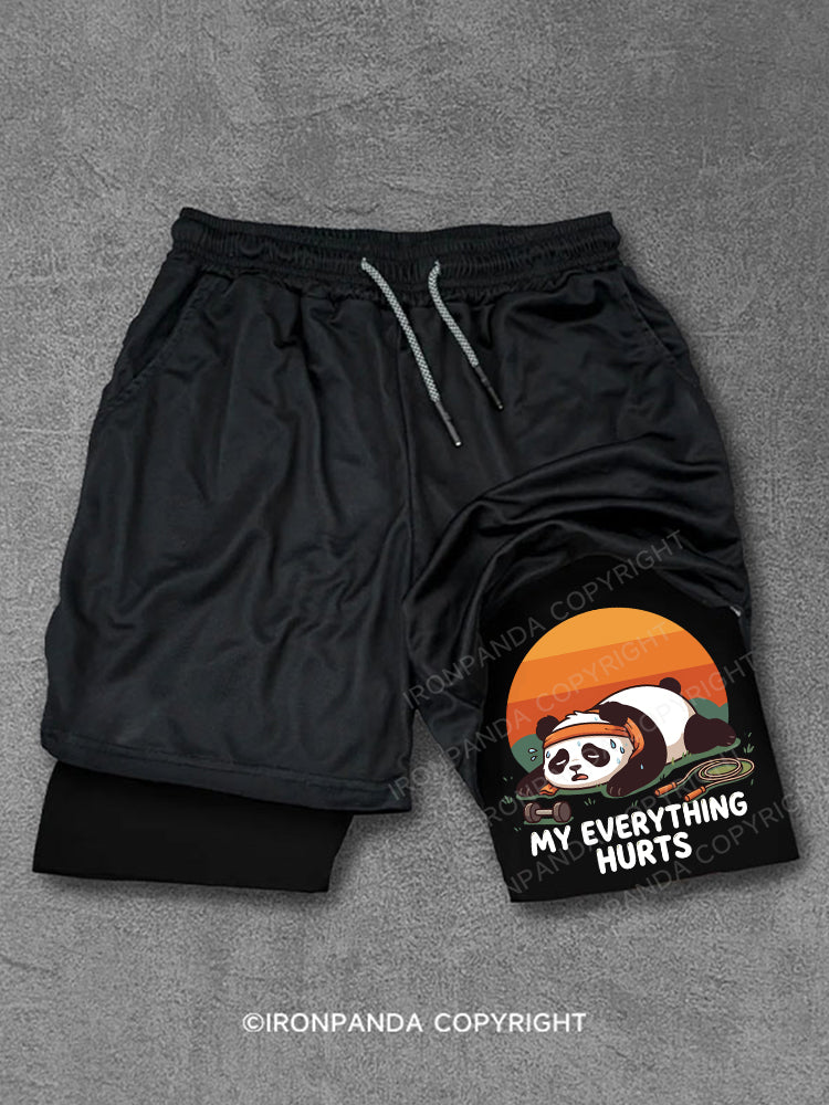 My Everything Hurts Performance Training Shorts