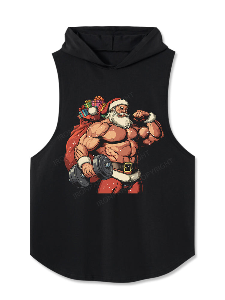 Muscle Claus Hooded Tank