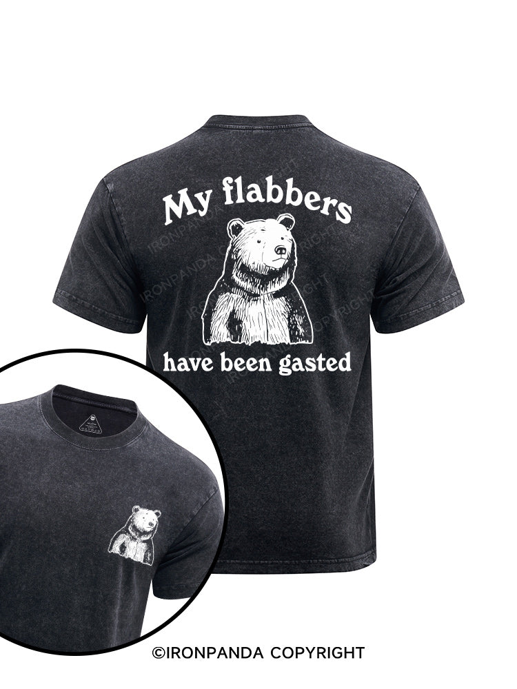 My Flabbers Have Been Gasted printed Washed Gym Shirt